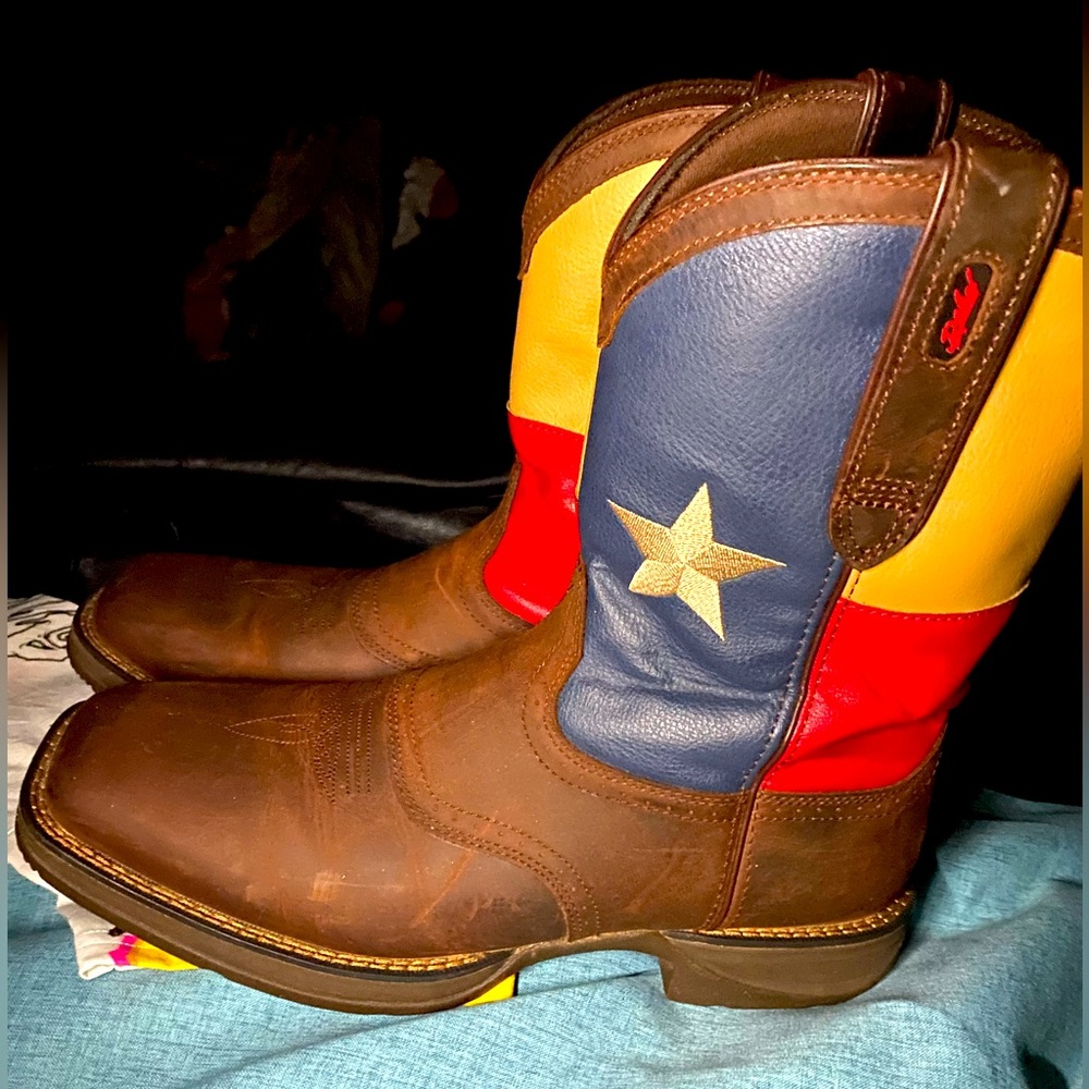 Rebel™ by Durango® Texas Flag Western Boots sz 14 D DB4446 Leather New in Box